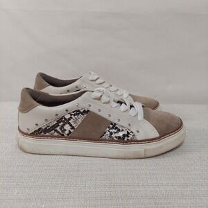 Crown Vintage Kalinda Comfort Leather Sneakers Womens 8.5M Embellished
